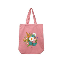 Load image into Gallery viewer, DIY Canvas Tote Bag Embroidery Kit With Flower DIY Arts Crafts Beginners Needlepoint Kits - AIMDIY
